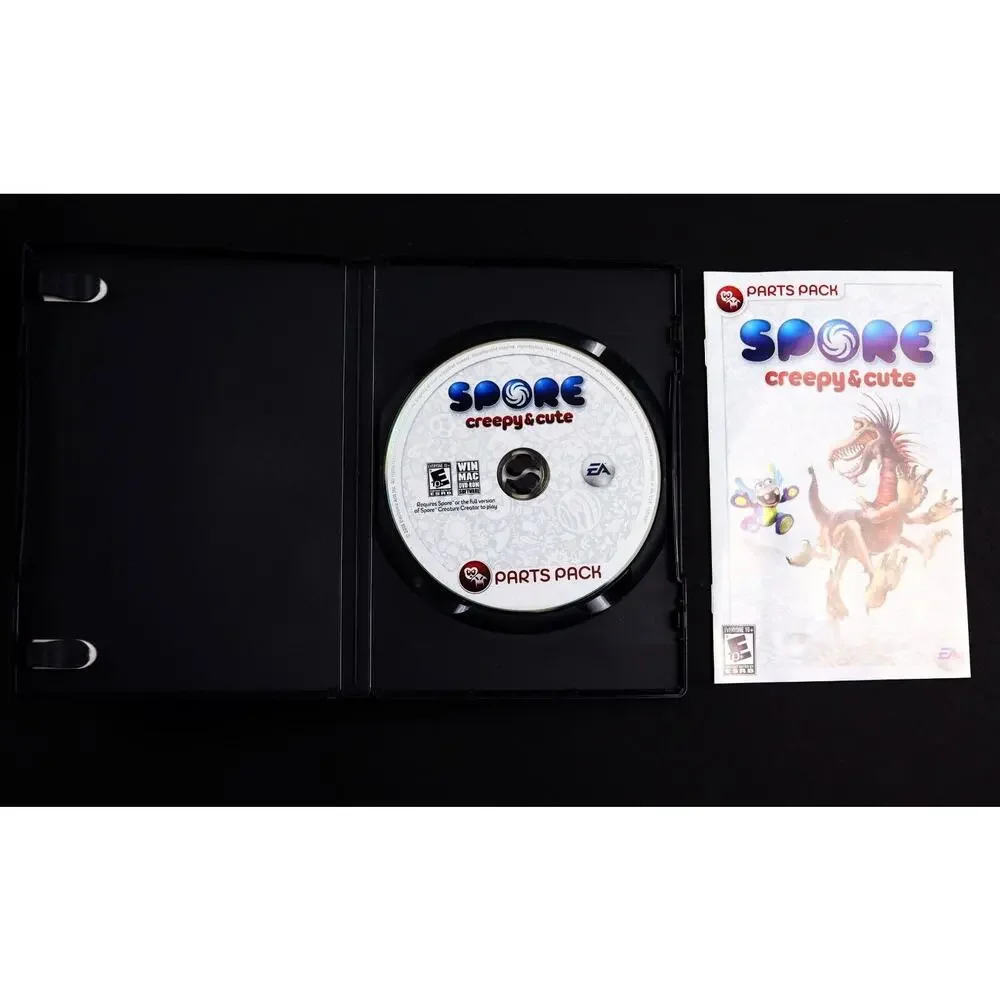 Spore Creepy & Cute Parts Pack‎ PC/Mac Video Game 2008 EA Complete Tested Works